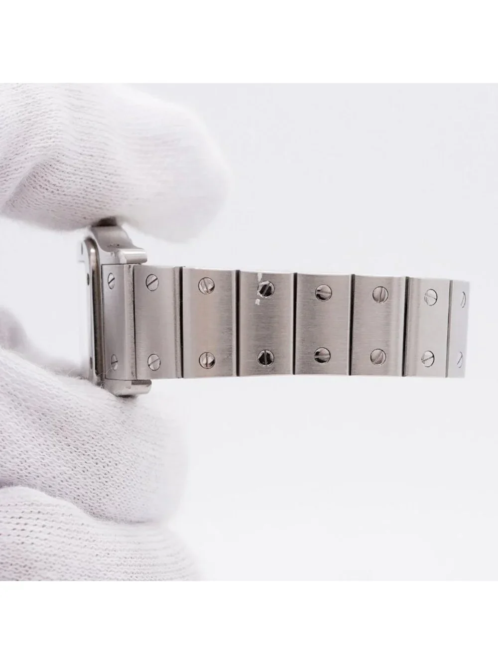 Cartier Santos Galbee SM Ivory Dial Watch